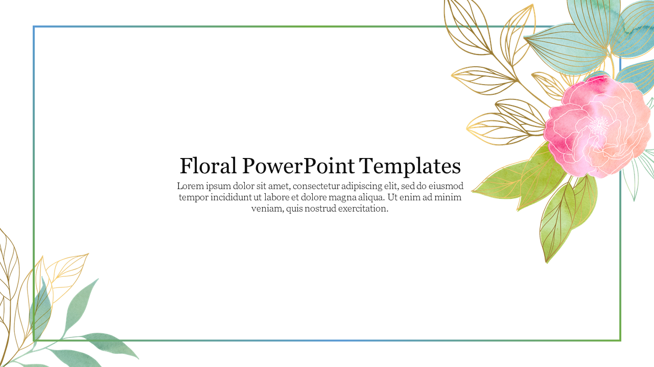 Free Floral PowerPoint Templates